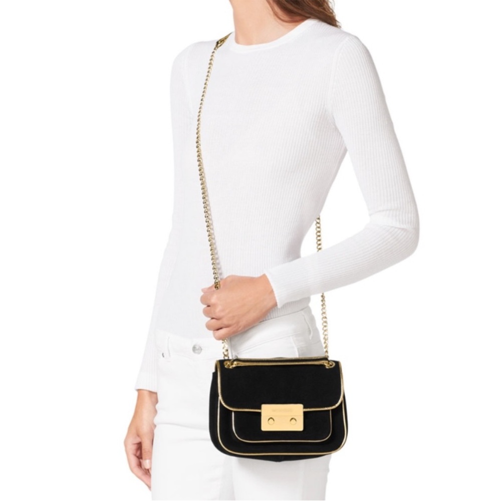 MICHAEL KORS SUEDE SLOAN
CROSSBODY BAG